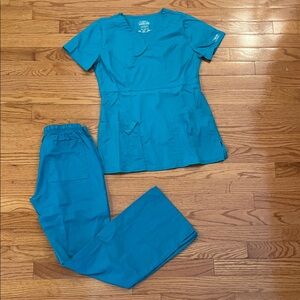 XXS Teal Scrub Set